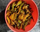 A picture of step 9 of Masala mirchi.