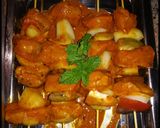 A picture of step 1 of Chicken tikka skewers 🍗 🍢.