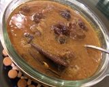 A picture of step 3 of Pitted plum and beef/lamb stew.