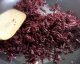 A picture of step 5 of Beetroot/chukander Halwa.