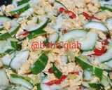 Foto langkah ke 4 dari resep Tumis Timun Telur.