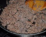 A picture of step 2 of Persian Spinach & ground beef frittata.