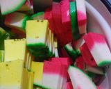 Foto langkah ke 9 dari resep Puding semangka merah.