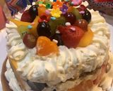 Hình bước làm 4 của món Tiramisu fruit cake