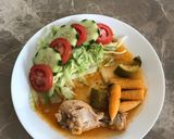 Foto del paso 4 de la receta: Pollo guisado con vegetales