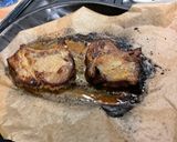 A picture of step 5 of Oven-Baked Marinated Pork Chops.