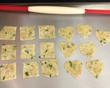 A picture of step 8 of Spring Onion-Sesame-Oat Crackers.
