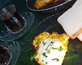 A picture of step 6 of Iranian omelette.