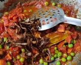 A picture of step 8 of Mutter Paneer Biryani.