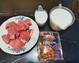 Foto langkah ke 1 dari resep Rendang Sapi Bumbu Praktis.