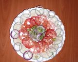 A picture of step 5 of Fish kabsa 🐠🍅🌿.