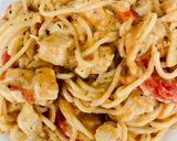 Paradicsomos fokhagymás spagetti recept fázis 7 fotója