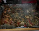 Sült tarja fűszeres gombával recept fázis 3 fotója