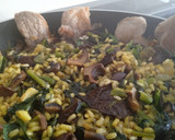 Foto del paso 9 de la receta: Paella de robellones, espinacas y solomillo