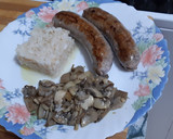 Foto del paso 6 de la receta: Butifarras catalanas con hongos y arroz blanco