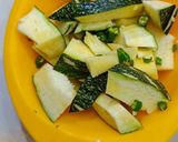 A picture of step 1 of Pumpkin Vegetable with Asafoetida.