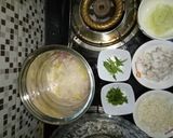 Foto langkah ke 2 dari resep Menu Mpasi 4 bintang bubur saring bayam labu putih/blonceng ikan tenggiri.
