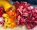 Hình bước làm 2 của món Bruschetta - hương vị mùa hè nước Ý