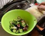 Hình bước làm 6 của món Món nộm chua ngọt bạch tuộc dưa chuột+ rong biển