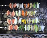 A picture of step 3 of California Farm Skewered Prawns.