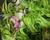 A picture of step 3 of Ridge gourd peel chutney.