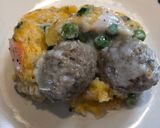 A picture of step 8 of Meatball PotPie.