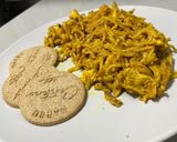 Foto del paso 9 de la receta: Spaghettis fritos con pollo al curry