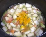 A picture of step 2 of Bottle gourd Wheat Porridge.
