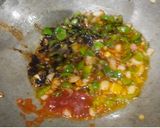 A picture of step 3 of Dry Soya Manchurian.