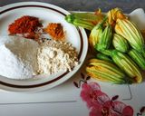 কুমড়ো ফুলের বড়া। Crispy Pumpkin flowers fry or fritters রেসিপির ধাপ 1 ছবি