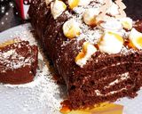 Une image de l'étape 10 de Bûche de Noël chocolat mascarpone 😋 #recettesdefete.