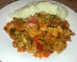 Foto del paso 7 de la receta: Estofado de soja con puré de patatas (vegetariano)