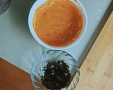 Foto langkah ke 4 dari resep SALMON MENTAI RICE(mudah, enak, tanpa tobiko dan torch).