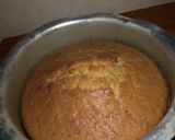 A picture of step 7 of Pound cake#4wks challenge.