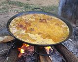 A picture of step 3 of Valencian Paella.