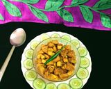 A picture of step 10 of Raw Jackfruit Curry.