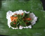 Foto langkah ke 6 dari resep Nasi Bakar Pedas Ayam Jamur.