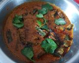 A picture of step 6 of Bhindi Gravy Wali.