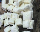 Foto langkah ke 1 dari resep Pudding Roti Keju Mojarella Delacious.