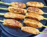 Foto langkah ke 4 dari resep Sate Lilit Ayam Ala dapur Qmoz.