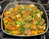 A picture of step 4 of Lamb Liver and Peppers Stir Fry:.