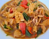 Foto langkah ke 6 dari resep Cumi Saos Tiram.