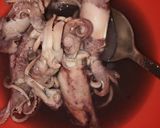 Foto langkah ke 1 dari resep Cumi asin pete pedas manis.