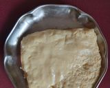 A picture of step 8 of Milk burfi.