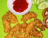 Foto langkah ke 5 dari resep Dorito Chiken Fingers.