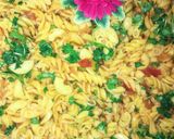 A picture of step 4 of Mix Masala tikka macaroni.