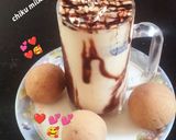 A picture of step 5 of Vegan chickoo milkshake (chiku milkshake) 😋😋.