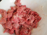 Carne compuesta como dice papá