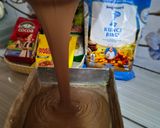 Foto langkah ke 5 dari resep Bolu Coklat Topping Keju.