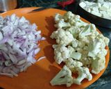 A picture of step 1 of Veg Biryani.